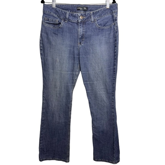 Riders By Lee Womens Mid Rise Bootcut Jeans Medium Wash Stretch Size 12M - Picture 1 of 9